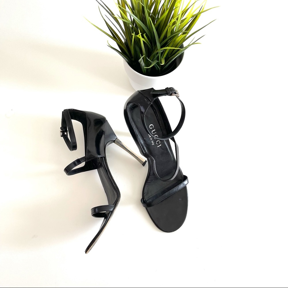 Gucci Black Strappy High Heels Size Size 6.5